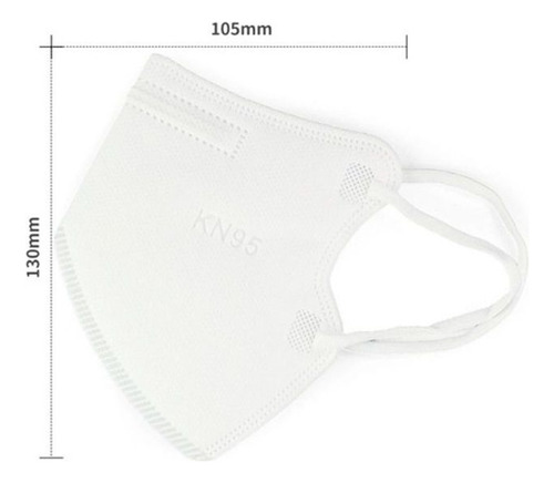 X100 Mascarillas Niño Con Diseño Kn95 5pliegues Reutilizable