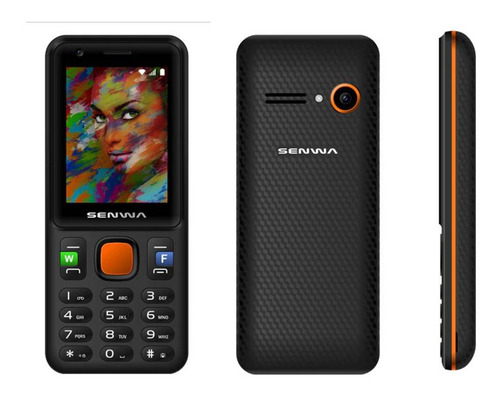 Celular Senwa Dynamic S340 Negro/naranja Telcel Amigo