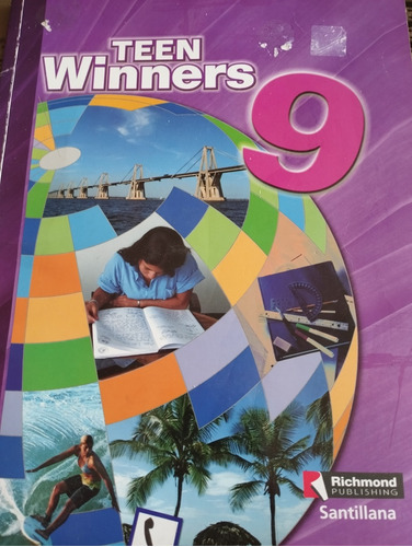 Libro De Inglés Teen Winners 9 3er Año Editorial Santillana 