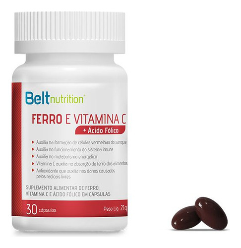 Multivitamínico Belt Ferro Com Vitamina C+ácido Fólico