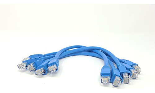 Cable De Conexión Ethernet Utp Cat 6a De 1 Pie Con Microcone