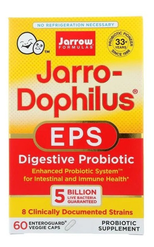 Jarro-dophilus Probiótico 8 Cepas 5 Billon  60 Cáps Veggie