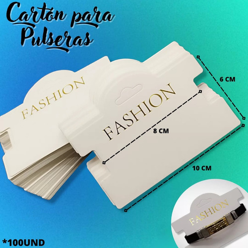 Cartones Para Pulseras, Zarcillos Y Accesorios