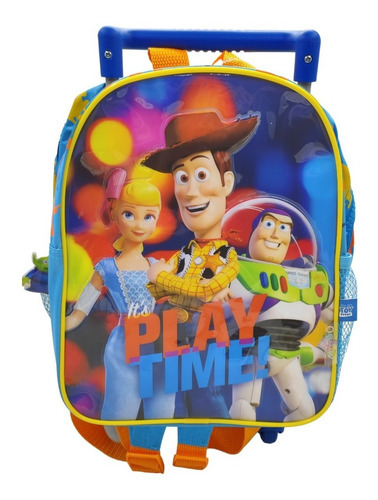Imagen 1 de 2 de Toy Story Mochila C/ Carro Jardin 12 PuLG Play Time Pixar Ed Color Celeste 40161
