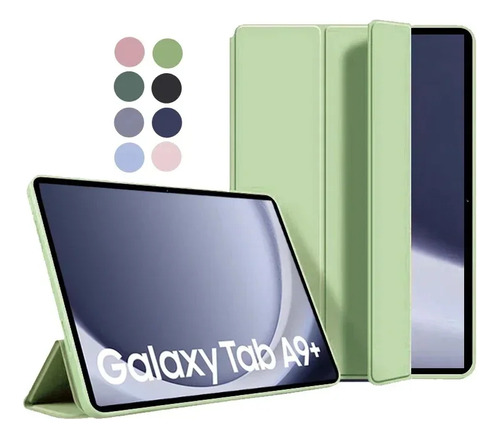 Capa Smart Para Tablet Galaxy Tab A9 Plus 11 X210 X216 X218 Cor Preto