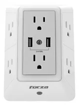 Comprar Forza Toma Corriente De Pared Forza Fwt-6201 Nema 5-15r-x2