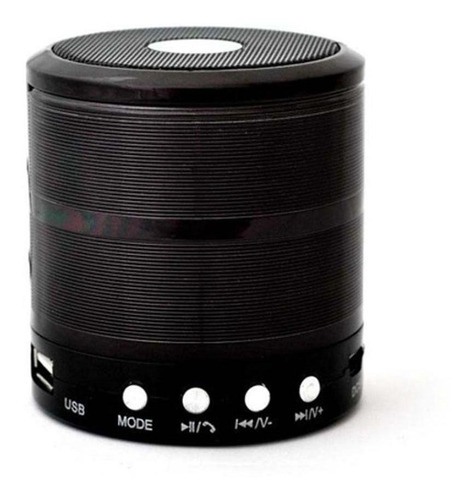 Mini Caixa De Som Bluetooth Portátil Speaker Ws-887 Cores