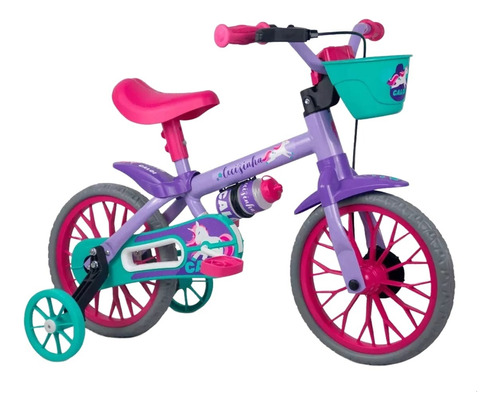 Bicicleta Aro 12 Cecizinha Caloi Nathor -3 Anos Com Rodinhas