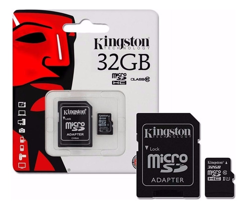 Memoria Micro Sd 32gb Kingston Clase 10 En Blister 