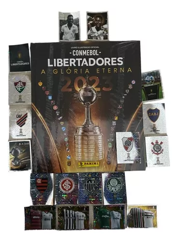 Copa Libertadores 2023 Álbum + Jogo Completo 557 Figurinhas em