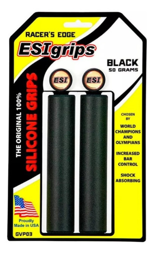 Puños Manoplas Esi Grips Racer's Mtb - Storero Bikes Color Negro