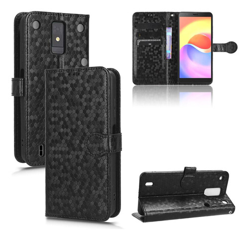 Funda Para Zte Blade A32 Cierre Magnético Funda De Cuero