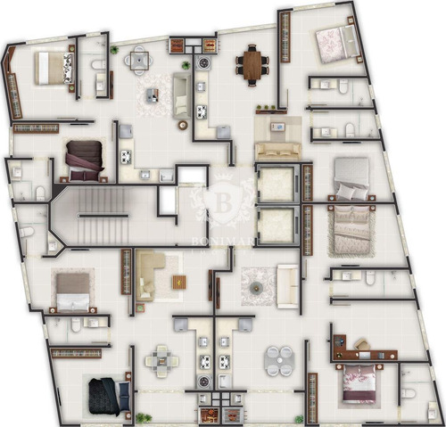 Imagem 15 de 15 de Apto Novo Em Condomínio Fechado Com 2 Dormitorios - V877