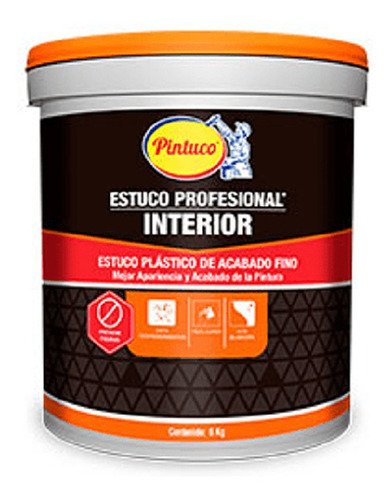 Estuco Profesional Interior Pintuco 17060 Por 5kgs