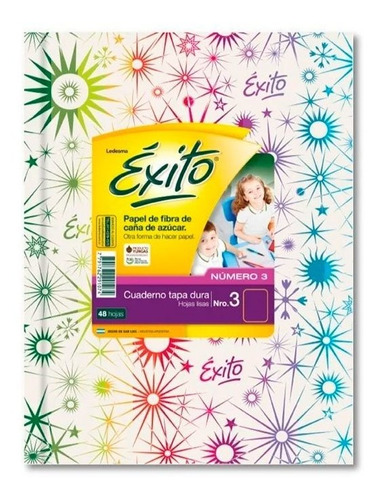 Cuaderno Éxito Universo Td Liso 19x24cm 48h 9668 Ledesma