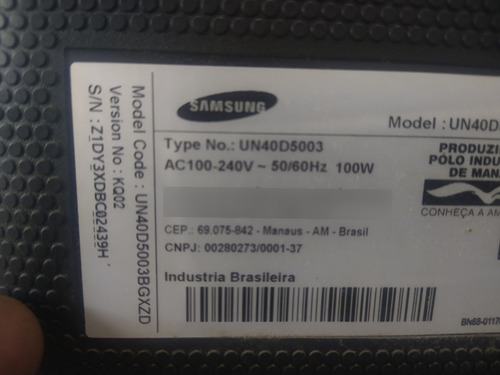 Tv Samsung 40 *100% * Em Exelente Estado ** Tudo Funciona (Usado)