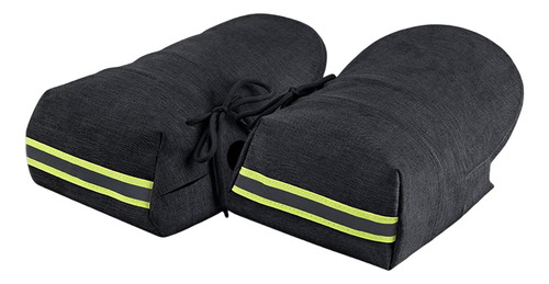 Manillar De Motocicleta De Invierno Regalo Cálido Negro