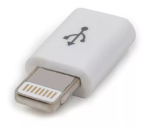 Adaptador Micro Usb Hembra A Lightning 8 Pines iPhone Macho