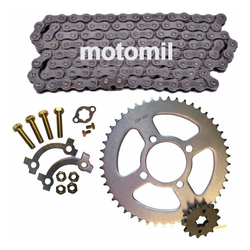 Kit Transmisión Yamaha Xtz 125 -  Completo  - Motomil