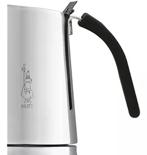 Cafetera Bialetti Kitty Para Estufa, 4 Tazas (6 Oz), Acero I