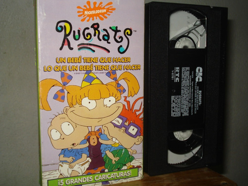 Pelicula Vhs Rugrats Un Bebe Tiene Que Hacer Nickelodeon 