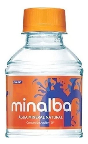 Água Mineral Minalba Com Gás 510ml Kit 12