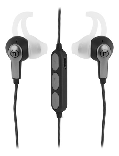 Audifonos Deportivos Bluetooth In Ear Micrófono Negro Mlab