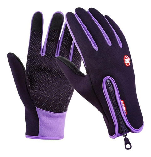 Guantes De Bicicleta Para Dedos Completos A Prueba Viento L