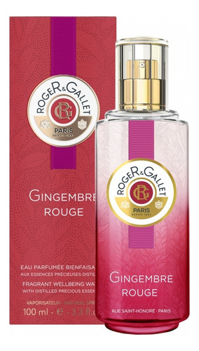 Roger Gallet - Perfume de jengibre - Jengibre rojo 100 ml