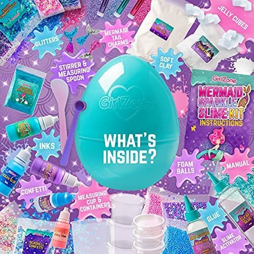 Huevo Sorpresa Sirena Chispa Kit Para Niñas Limo
