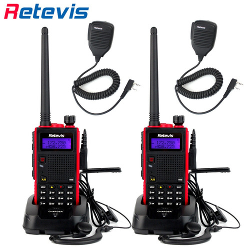 Imagen 1 de 6 de 2 X Walkie-talkie Retevis Rt5 Doble Banda 136-174 + 400-520m