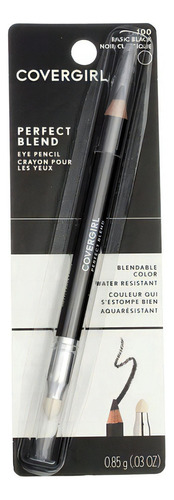 Lápiz Delineador De Ojos Negro, Covergirl Perfect Blend