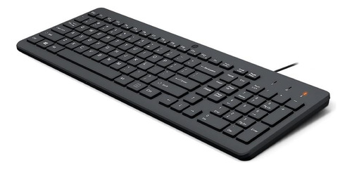 Combo Teclado E Mouse Hp 150 Com Fio Usb Abnt2 Br Preto Nf-e