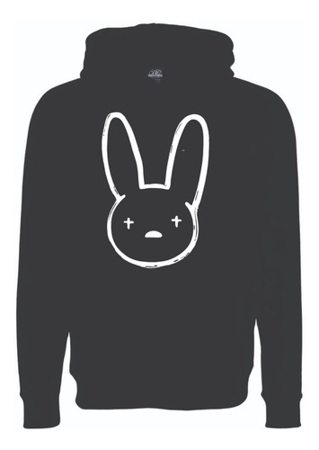 Sudadera Bad Bunny Conejo Logo Hombre Mujer