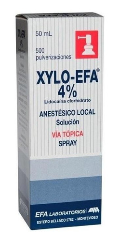 Xylo Efa  4% 50 Ml Spray | Lidocaina