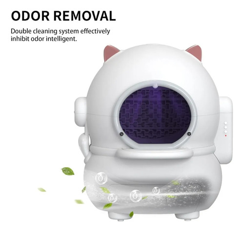 Caja De Arena Moderna Para Gatos Autolimpiante Extra Grande