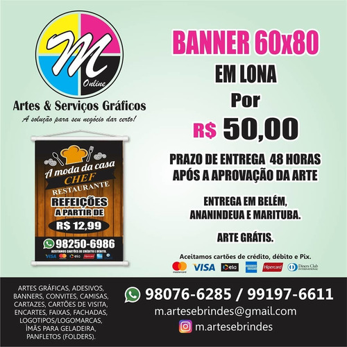 Imagem 1 de 1 de Banner 60x80