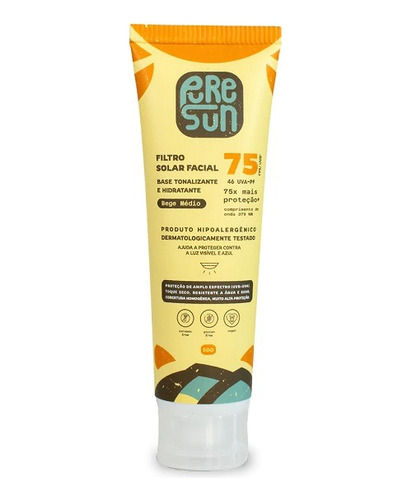 Filtro Protetor Solar Facial Pure Sun Dia A Dia Fps 75 50g 