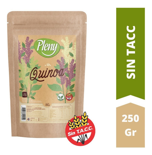 Semillas De Quinoa Pleny Doypack X 250 G - Sin Tacc