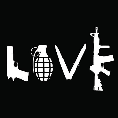 Pegatina De Vinilo  Weapons Love  | Autos, Camiones, Fu...