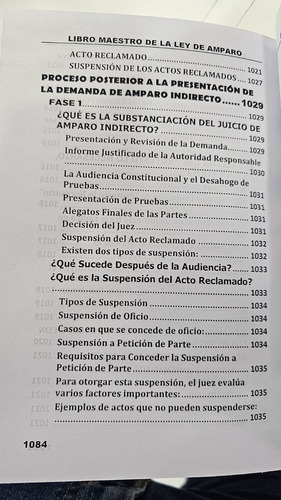 Libro Maestro Ley De Amparo Comentada 2025 +usb P.dura