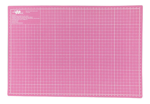 Kit base para tabla de cortar, 45 x 30 cm, regla de tela, 30 colores, tabla de cortar rosa