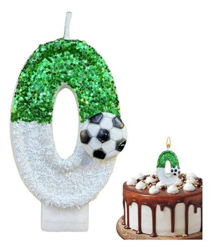 Velas Con Números De Cumpleaños, Velas Con Purpurina Para Fú