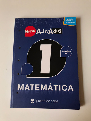 Matemática: Activados 1 - Puerto De Palos