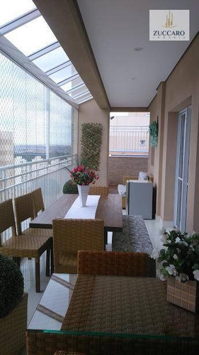 Cobertura No Condomínio Parque Clube, Vila Augusta, 3 Vagas, 3 Suites. - Co0126