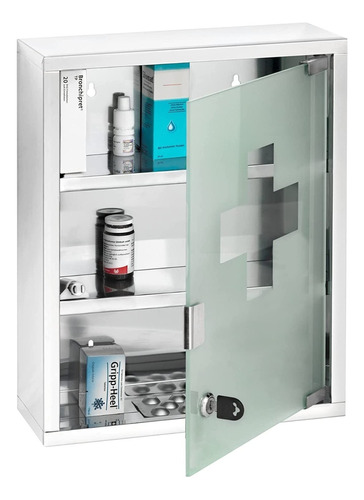 Gabinete Para Medicamentos De Metal Montado En Pared