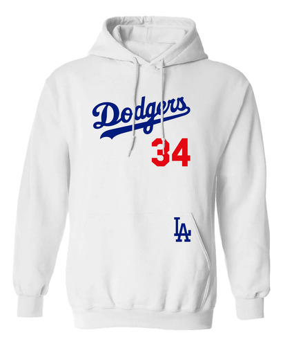 Sudadera Modelo Mlb Los Angeles Dodgers Valenzuela 34