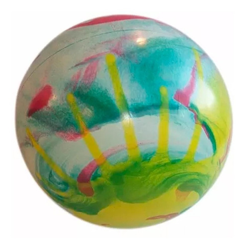 Pelota Gigante Multicolor Tipo Quico Kiko 55 Cm De Diametro