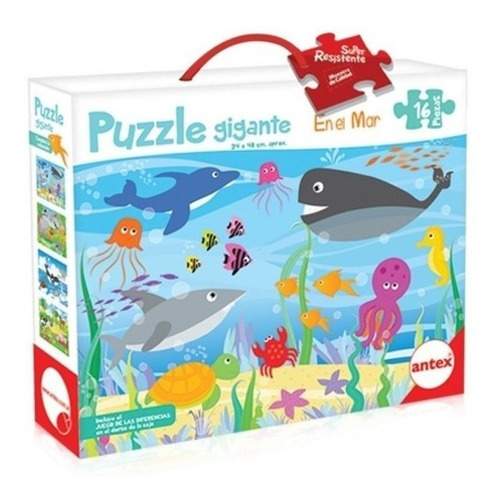 Puzzle 16p En El Mar Carton Extra Antex 3032