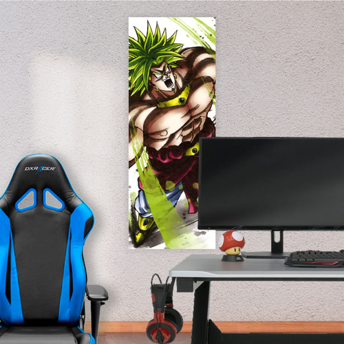 Cuadro Grande 30x80 Cm Dragon Ball Broly Animeras